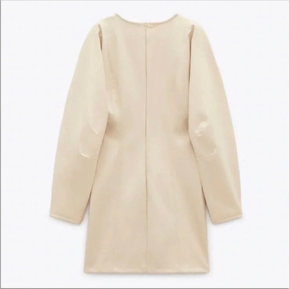 Zara Mini Puff Sleeve Dress - Picture 4 of 6